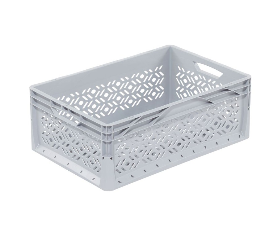 Přepravka Lightline 2265.343400 šedá, OÚ, perforovaná